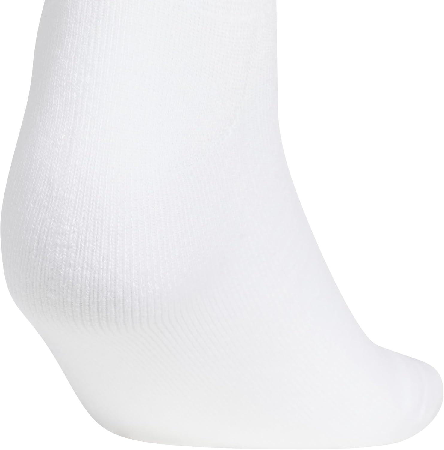 image:imageadidas Womens Cushioned Sport High Quarter Socks 3 Pairs Durable amp ComfortableWhiteClear Onix GreyMagic Lilac PurpleLuxe