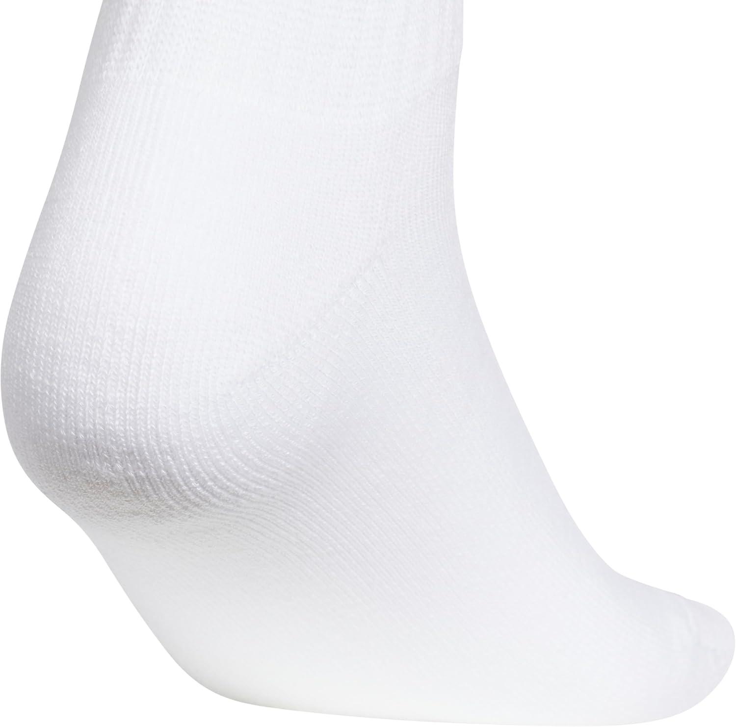 image:imageadidas Womens Cushioned Sport High Quarter Socks 3 Pairs Durable amp ComfortableWhiteRay BlueGrey3