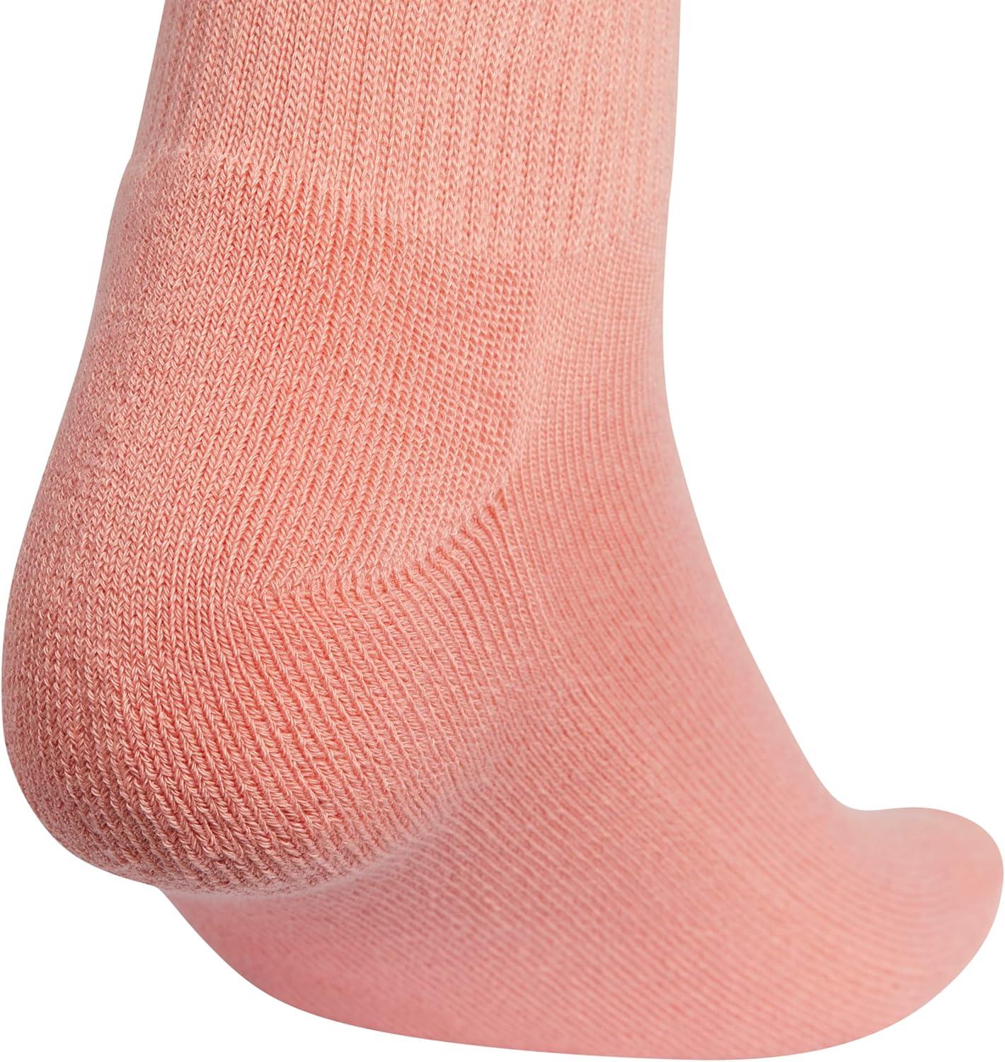 image:imageadidas Womens Cushioned Sport High Quarter Socks 3 Pairs Durable amp ComfortableWonder ClayWonder BeigeWhite2