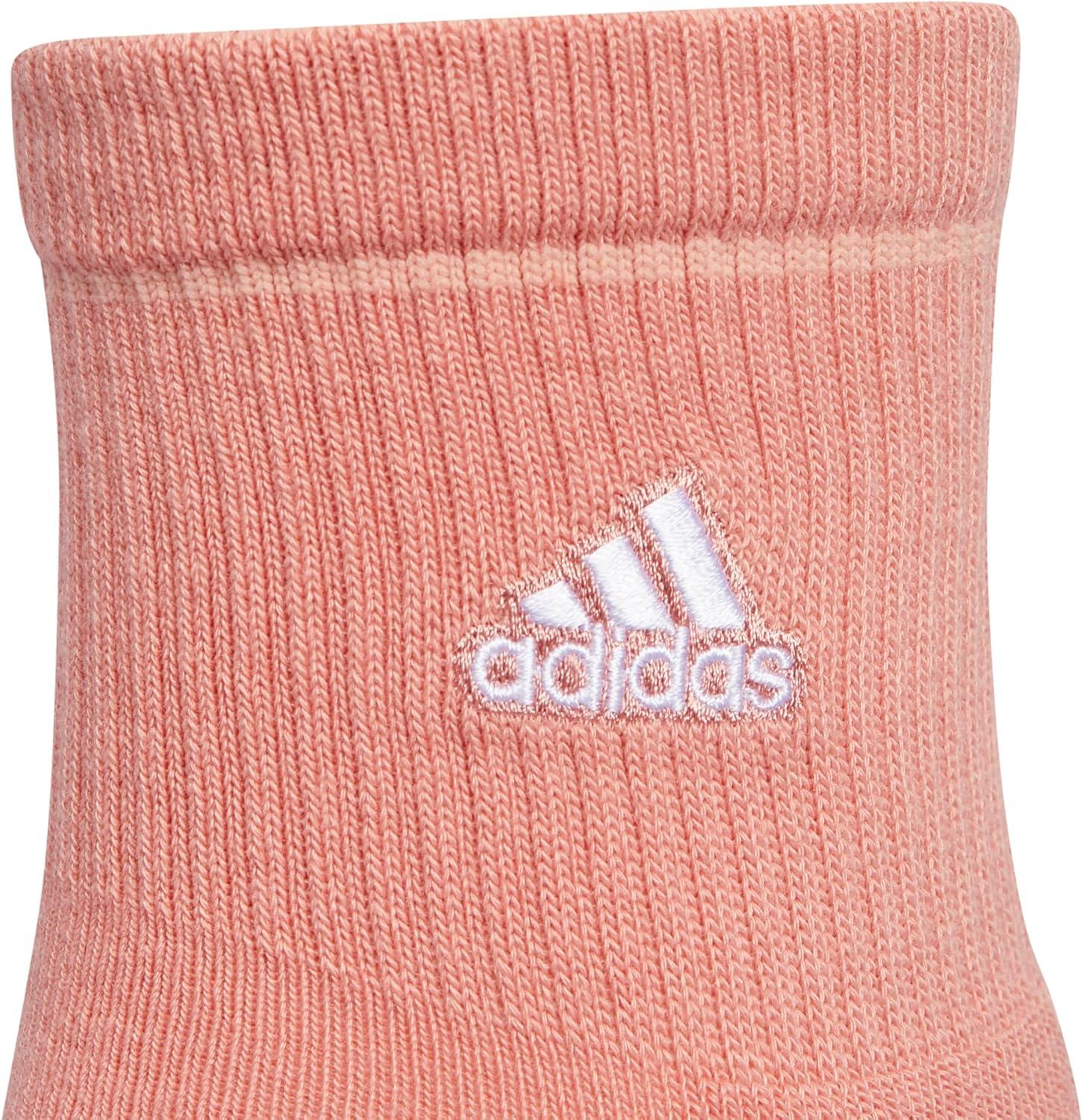 image:imageadidas Womens Cushioned Sport High Quarter Socks 3 Pairs Durable amp ComfortableWonder ClayWonder BeigeWhite2