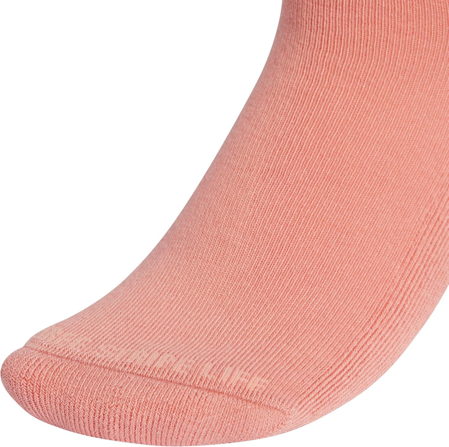 image:imageadidas Womens Cushioned Sport High Quarter Socks 3 Pairs Durable amp ComfortableWonder ClayWonder BeigeWhite2