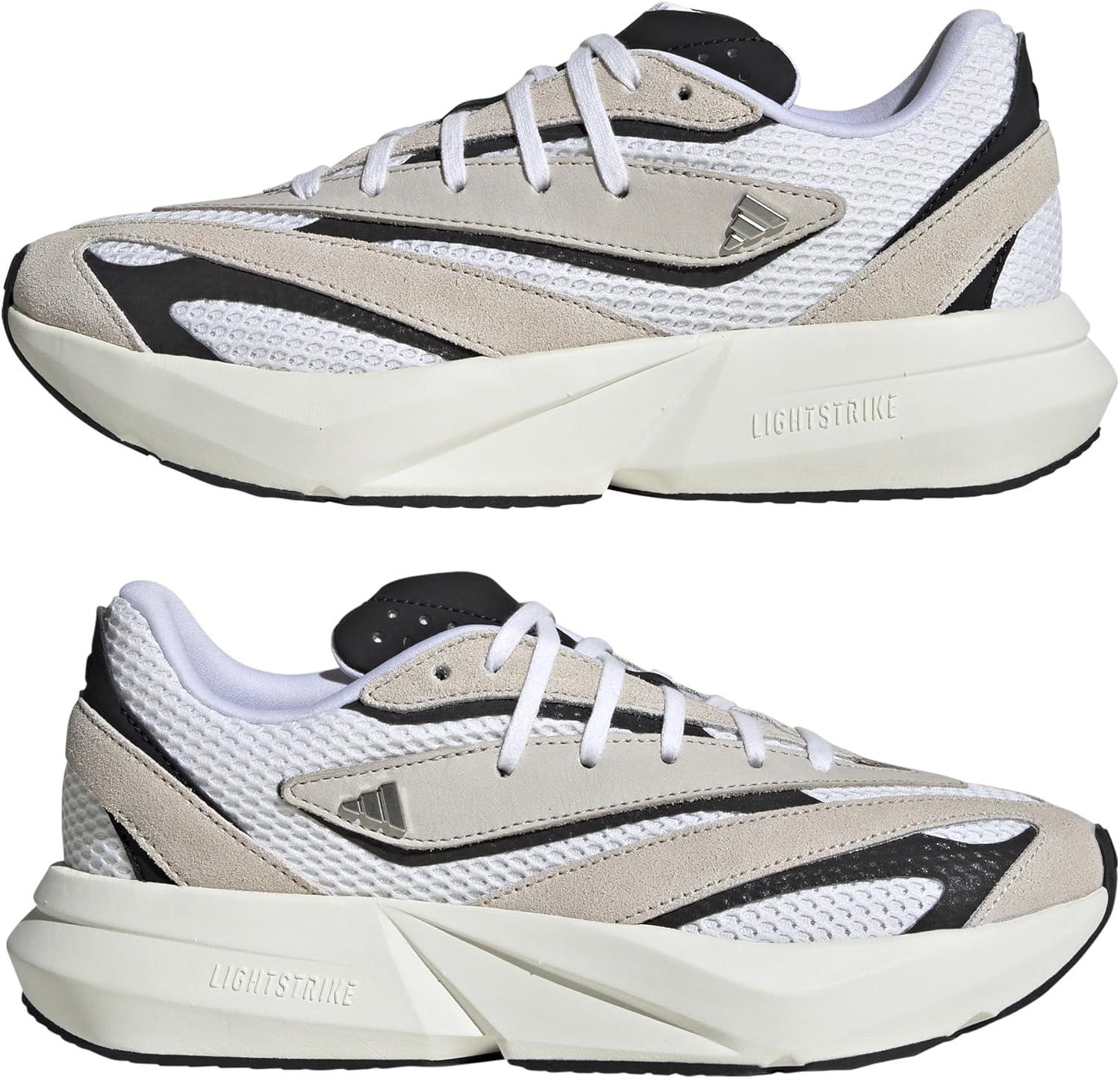 image:imageadidas Womens Lightstride SneakersAluminaSilver MetallicBlack