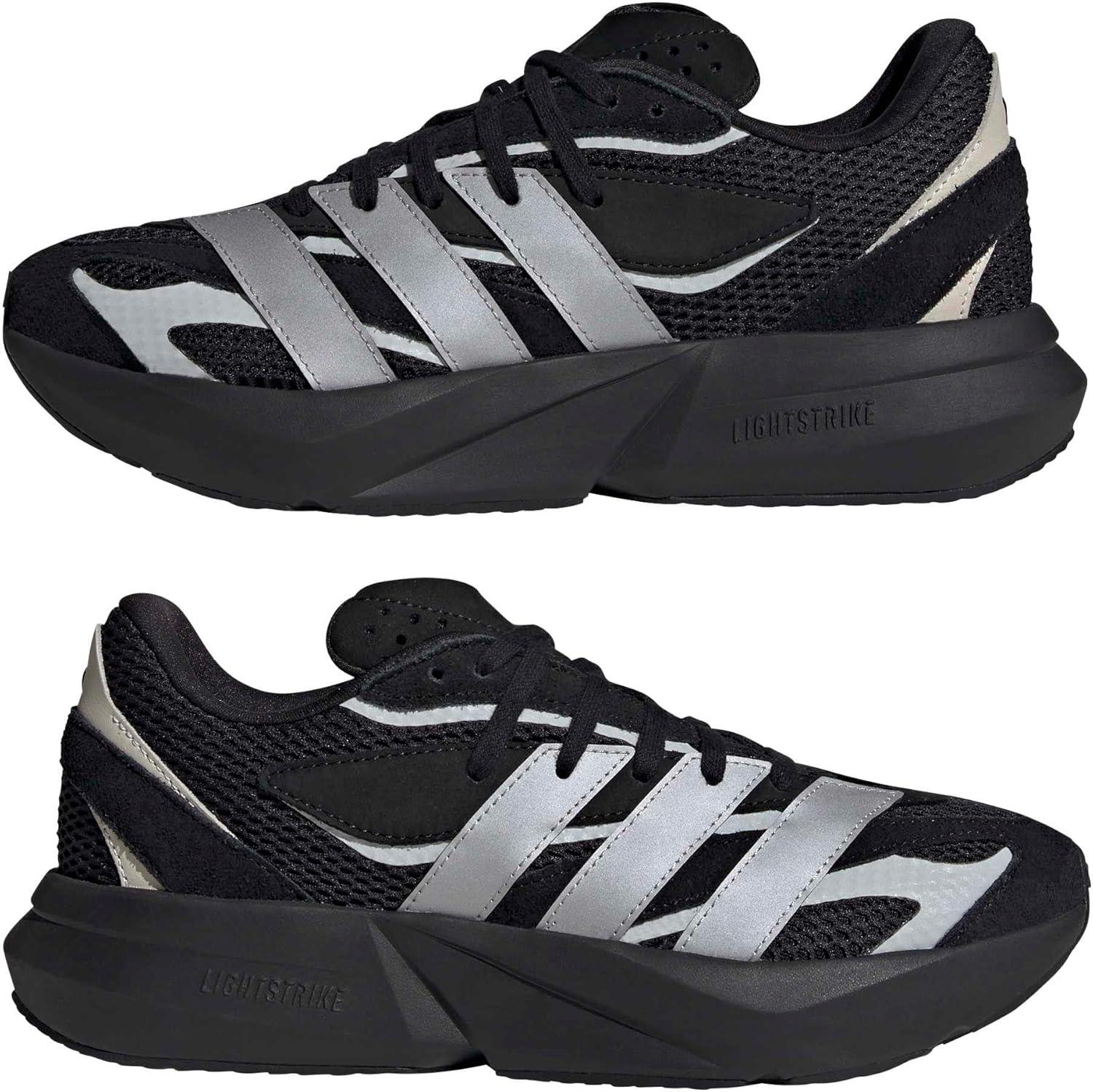 image:imageadidas Womens Lightstride SneakersBlackMatte SilverOff White