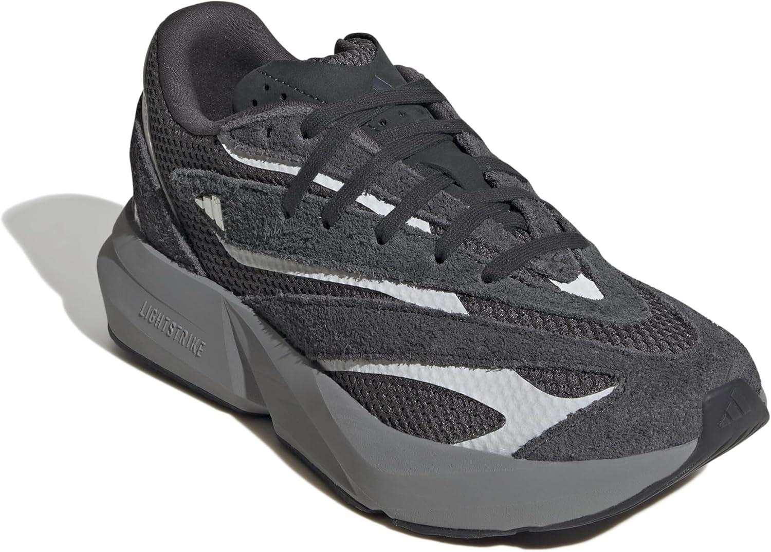 image:imageadidas Womens Lightstride SneakersCarbonSilver MetallicCrystal White