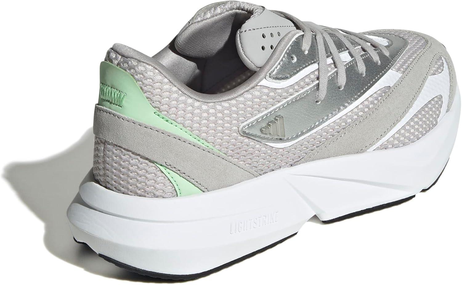 image:imageadidas Womens Lightstride SneakersGreyWhiteSemi Green Spark