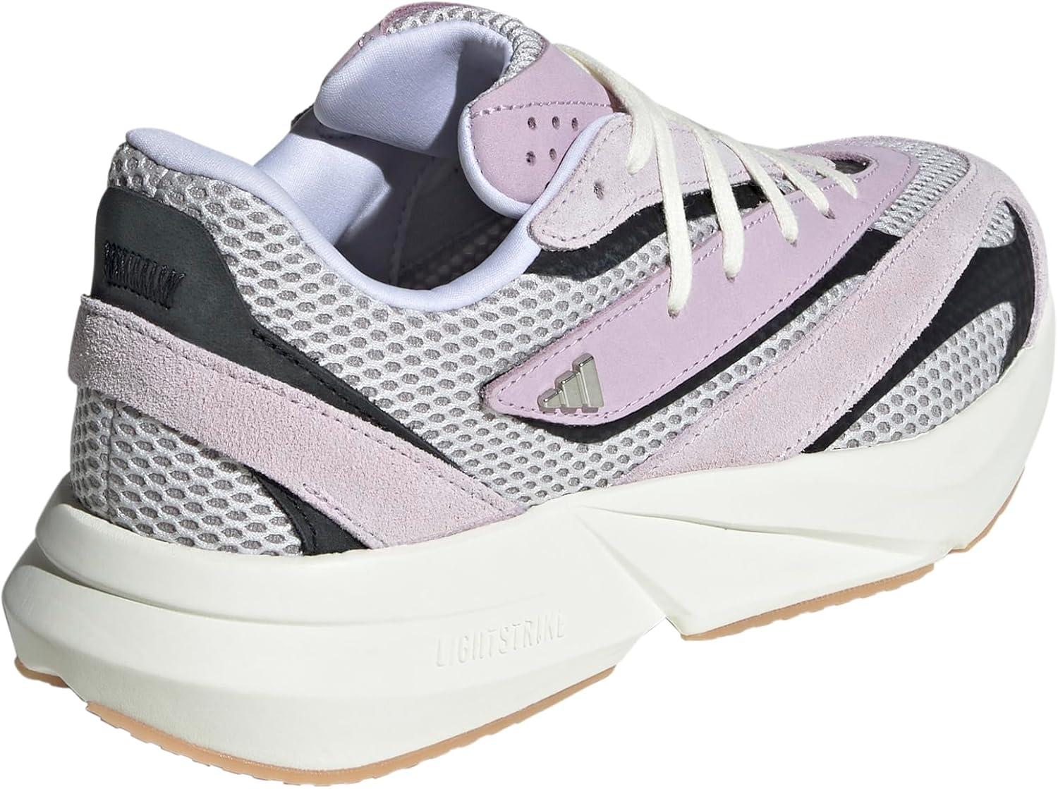 image:imageadidas Womens Lightstride SneakersIce LavenderSilver MetallicBlack