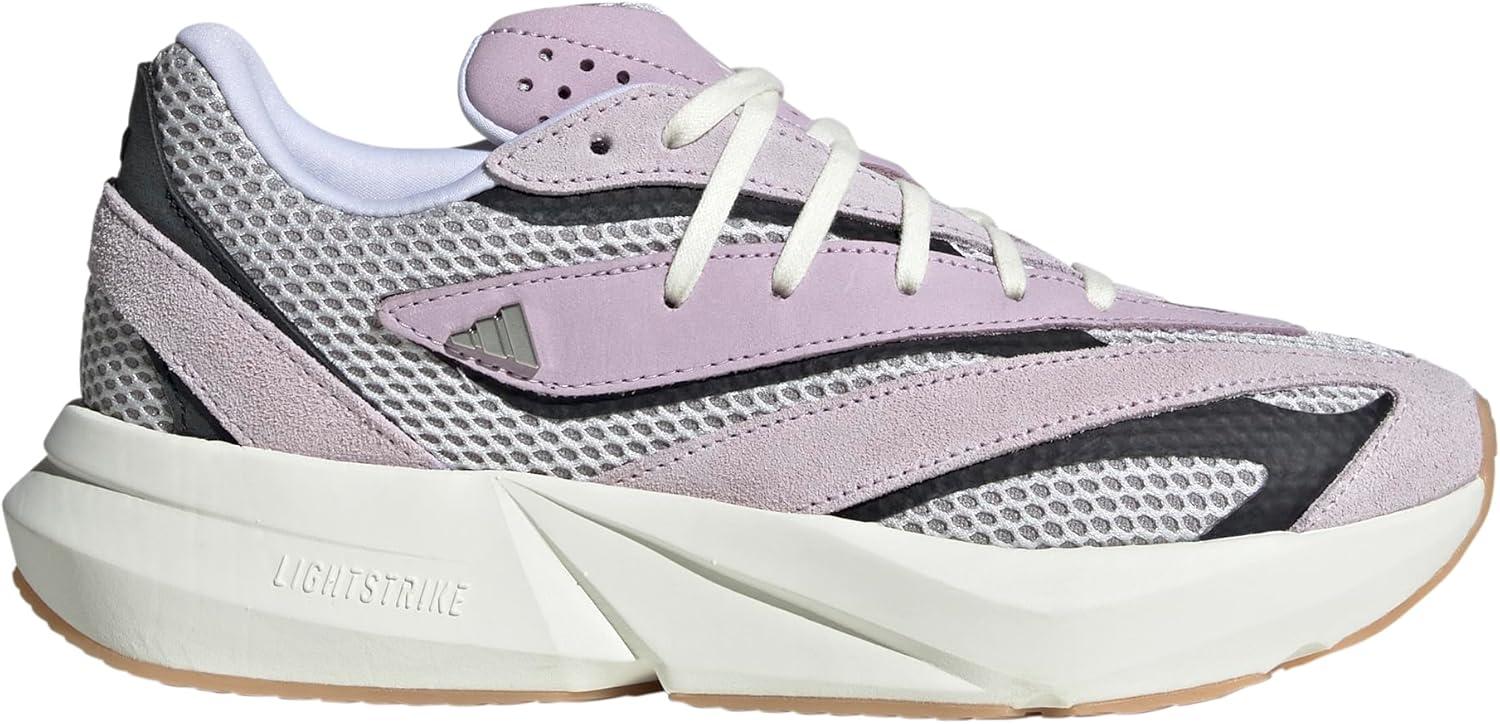 image:imageadidas Womens Lightstride SneakersIce LavenderSilver MetallicBlack