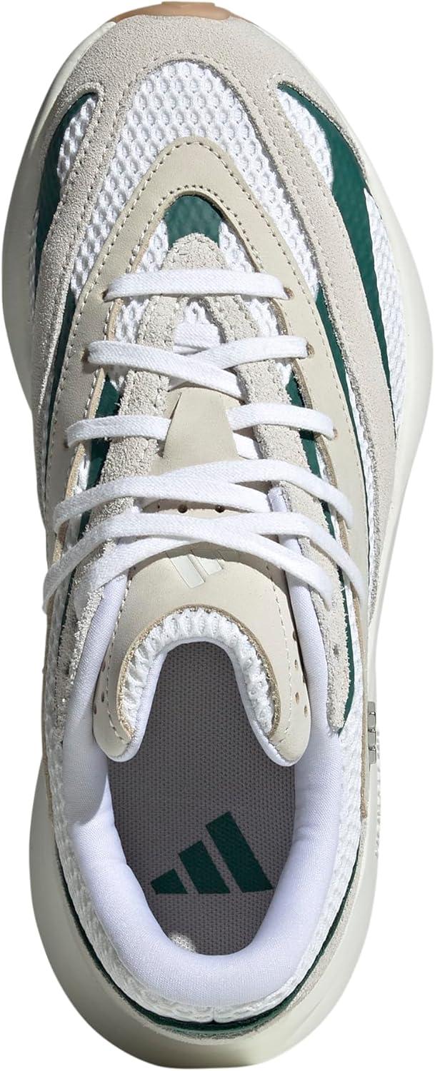 image:imageadidas Womens Lightstride SneakersOff WhiteSilver MetallicCollegiate Green