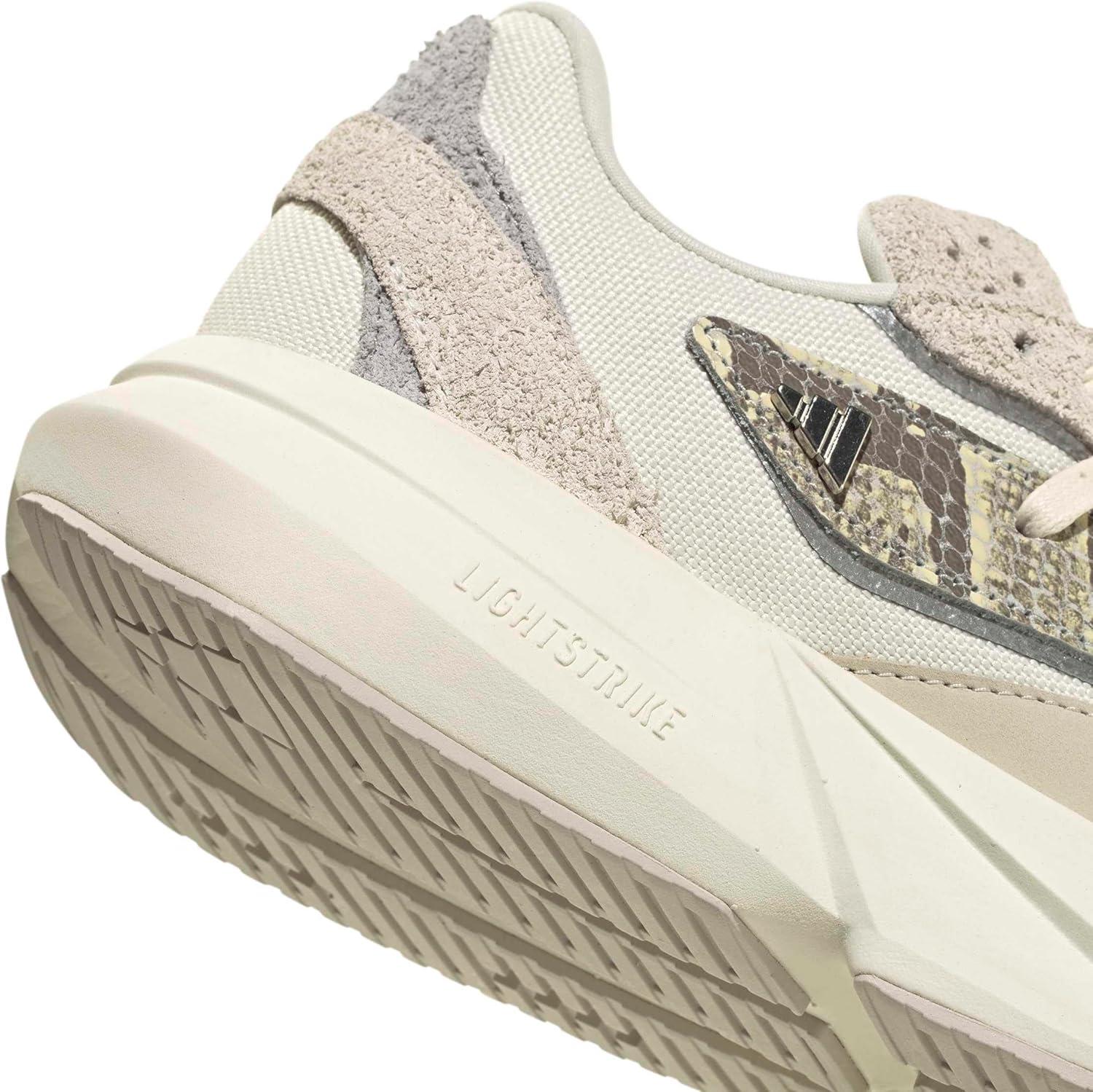 image:imageadidas Womens Lightstride SneakersOff WhiteSilver MetallicGrey