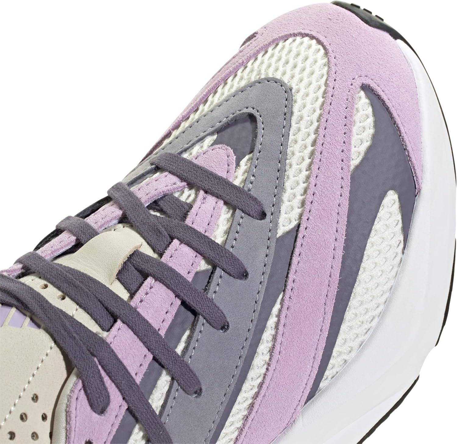 image:imageadidas Womens Lightstride SneakersOff WhiteSilver VioletPowder Plum