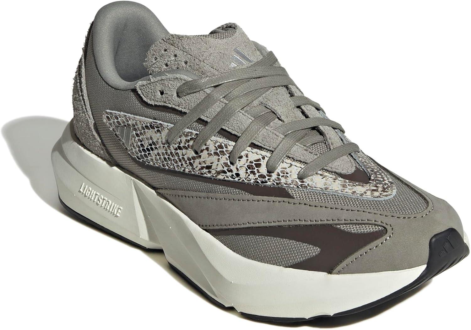 image:imageadidas Womens Lightstride SneakersSilver PebbleOlive StrataSilver Metallic