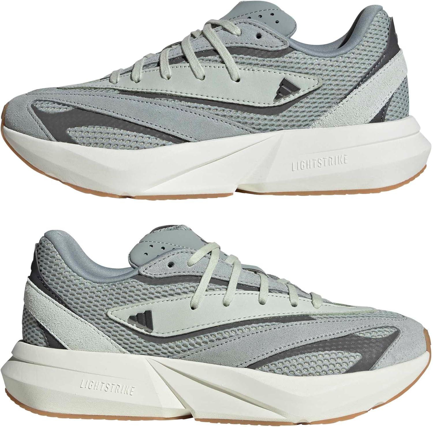 image:imageadidas Womens Lightstride SneakersWonder SageIron MetallicLinen Green