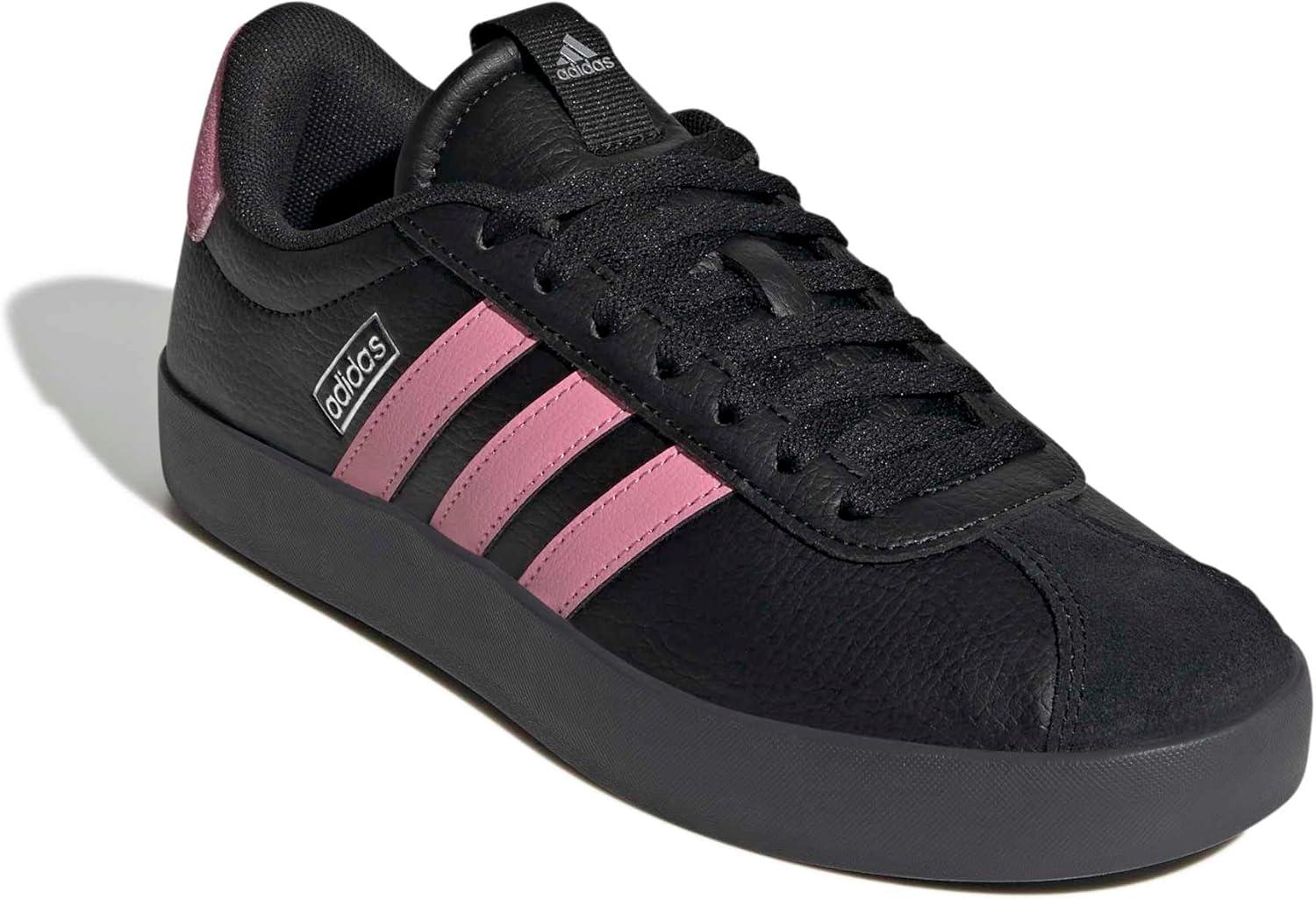 image:imageadidas Womens VL Court 30 SneakerBlackSt Tropic BloomSilver Metallic