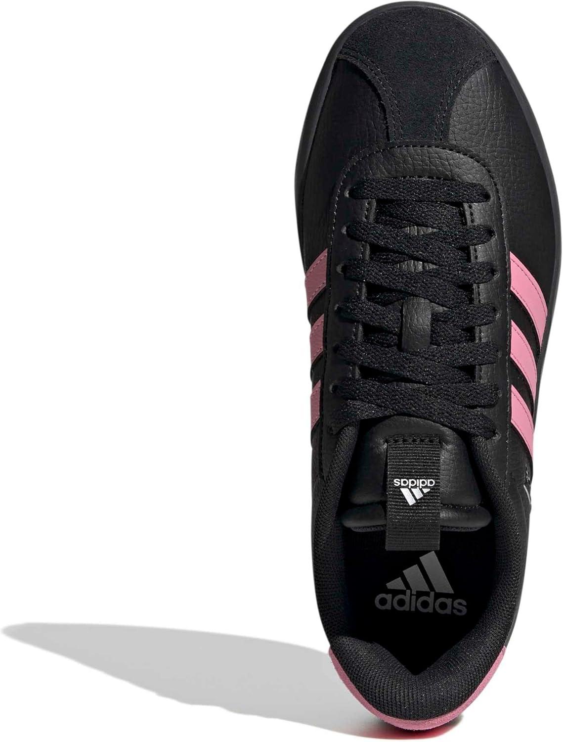 image:imageadidas Womens VL Court 30 SneakerBlackSt Tropic BloomSilver Metallic