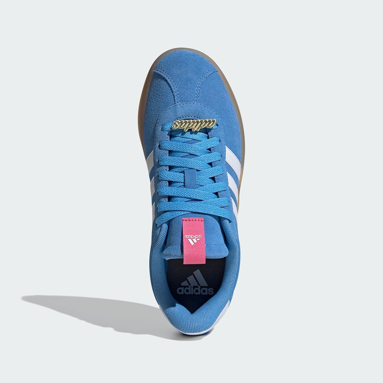 image:imageadidas Womens VL Court 30 SneakerBlue BurstWhitePink Fusion
