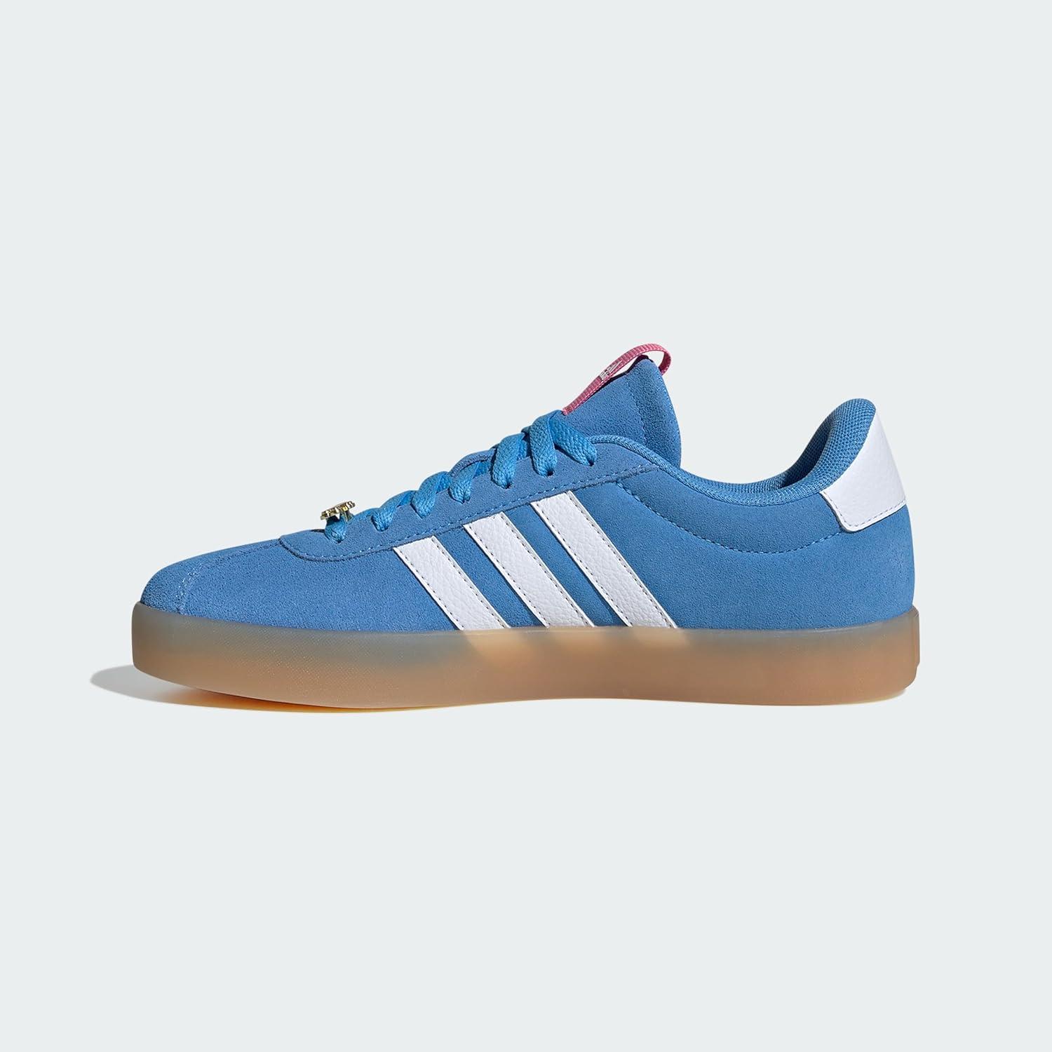 image:imageadidas Womens VL Court 30 SneakerBlue BurstWhitePink Fusion