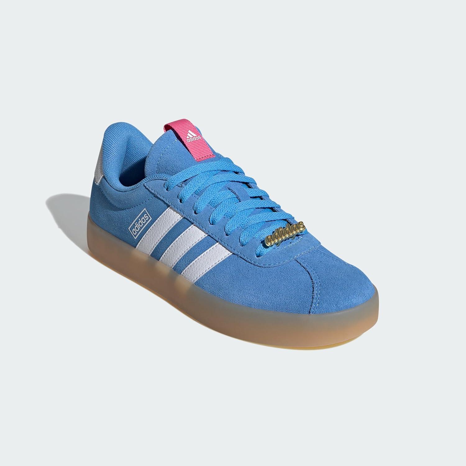 image:imageadidas Womens VL Court 30 SneakerBlue BurstWhitePink Fusion