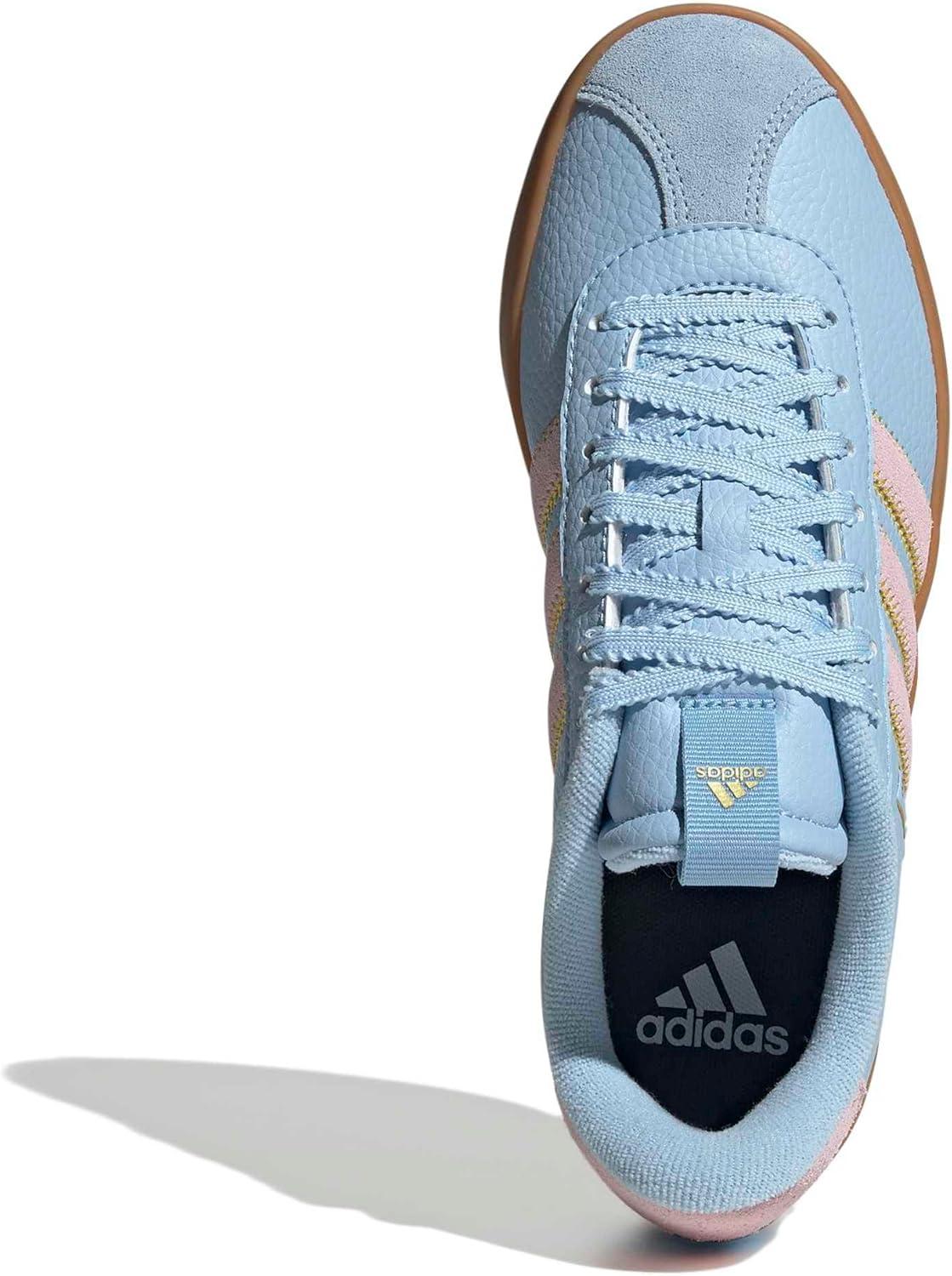 image:imageadidas Womens VL Court 30 SneakerClear SkyClear PinkGold Metallic