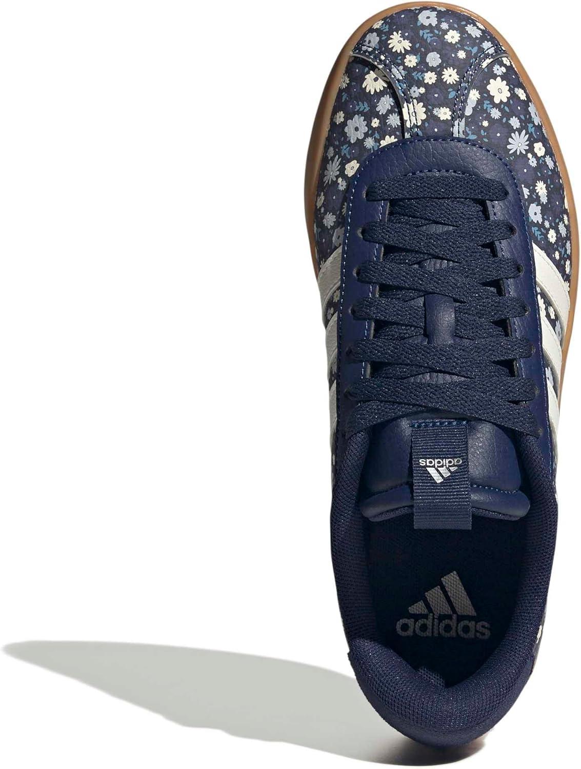 image:imageadidas Womens VL Court 30 SneakerDark BlueOff WhiteMuted Purple