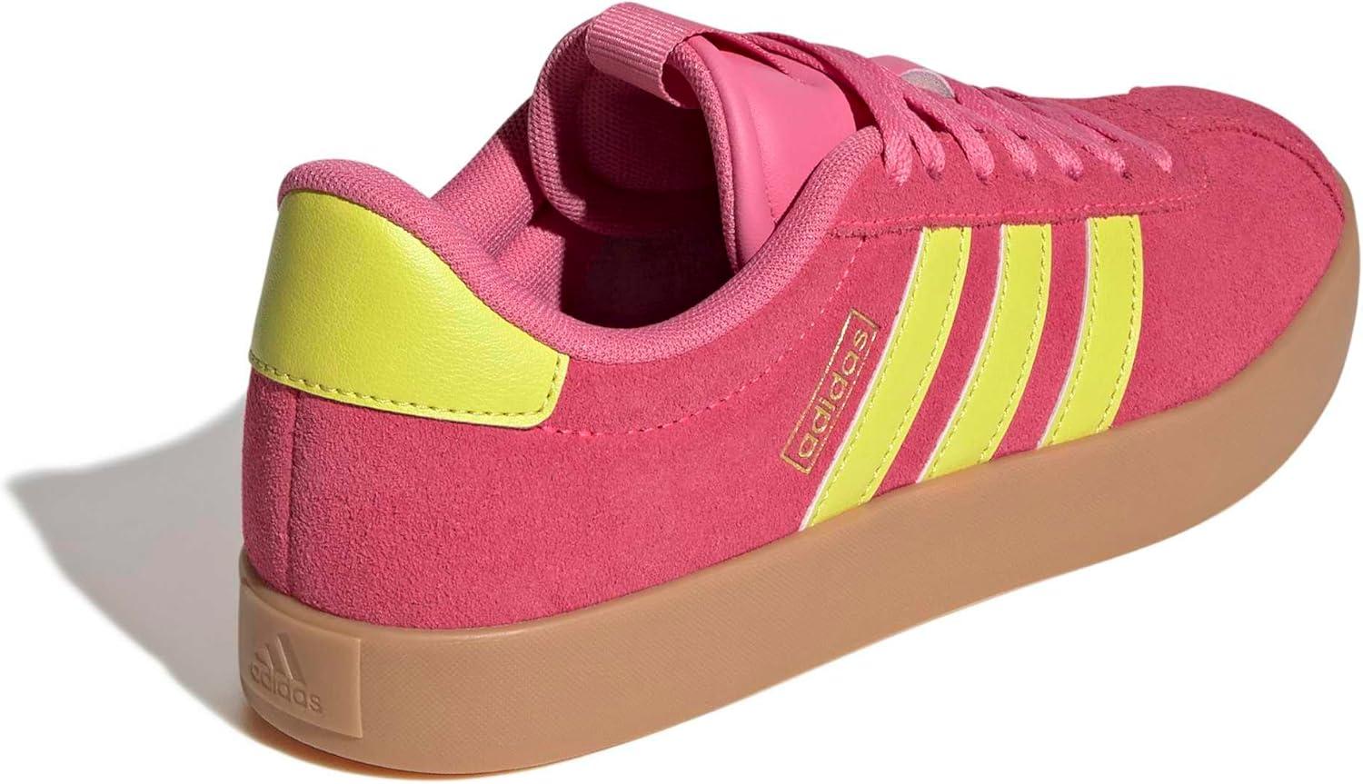 image:imageadidas Womens VL Court 30 SneakerLucid PinkPure LemonGold Metallic
