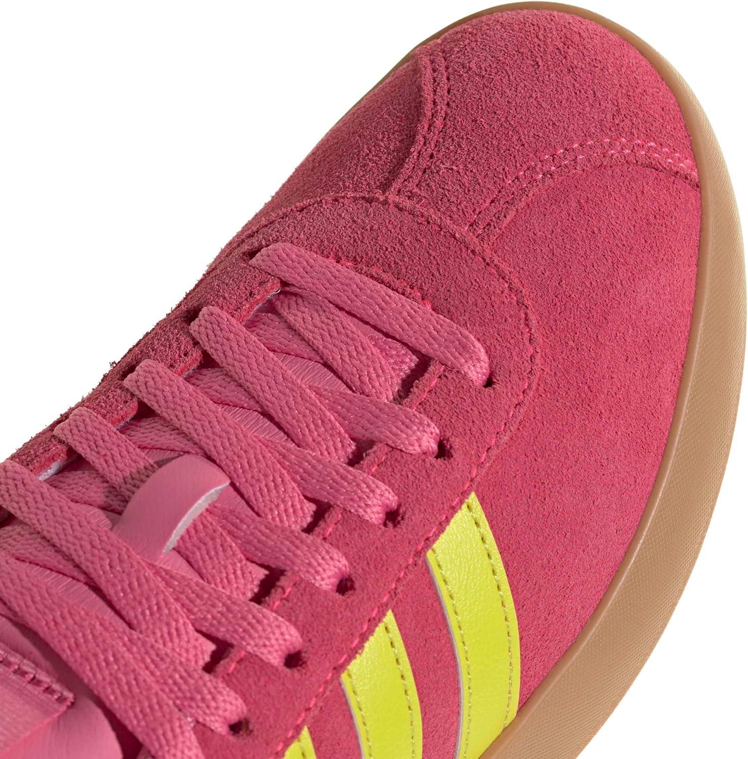 image:imageadidas Womens VL Court 30 SneakerLucid PinkPure LemonGold Metallic