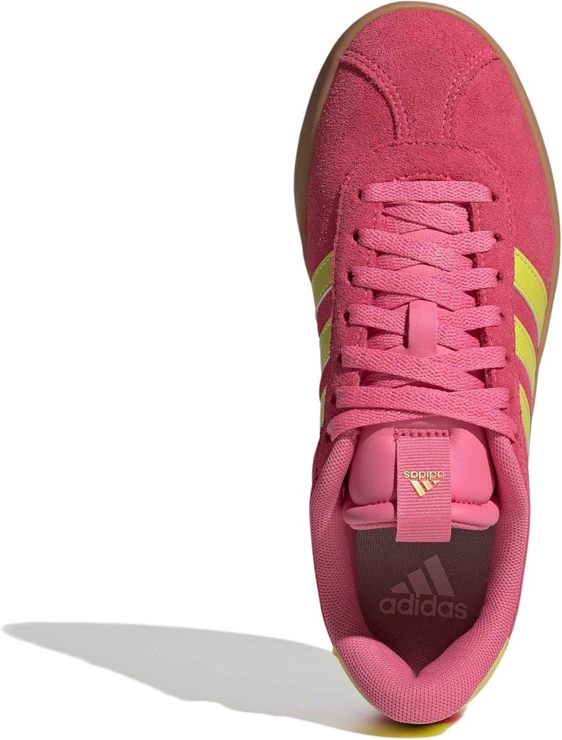 image:imageadidas Womens VL Court 30 SneakerLucid PinkPure LemonGold Metallic