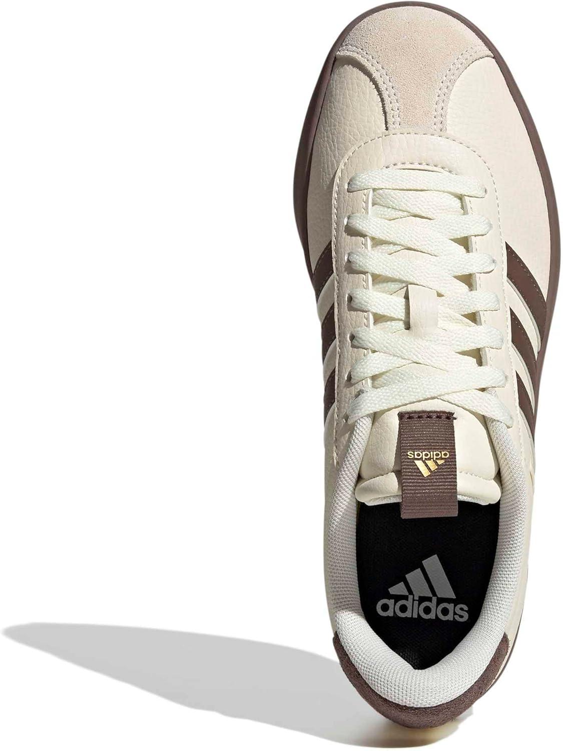 image:imageadidas Womens VL Court 30 SneakerOff WhiteEarth StrataGold Metallic