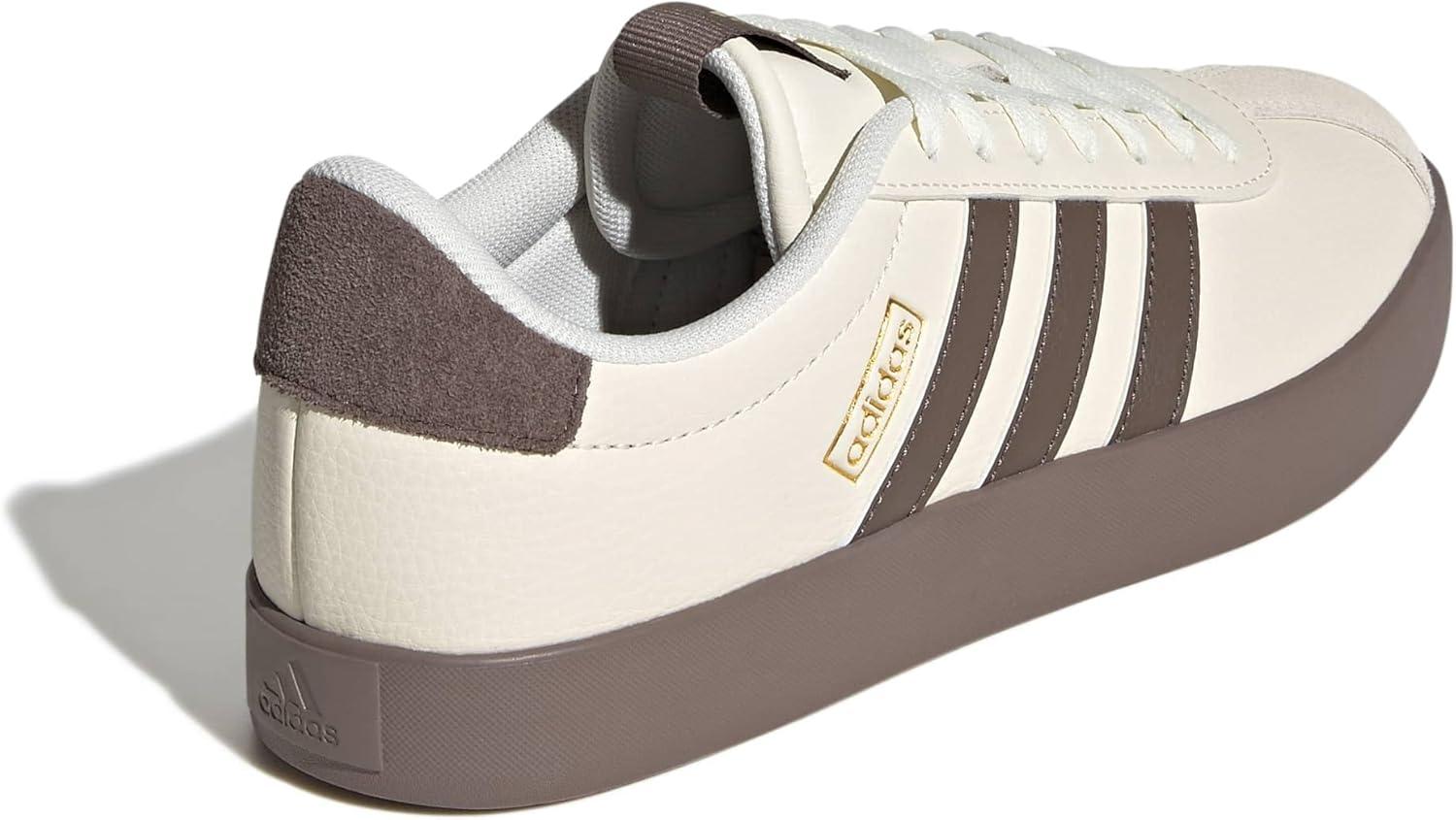 image:imageadidas Womens VL Court 30 SneakerOff WhiteEarth StrataGold Metallic