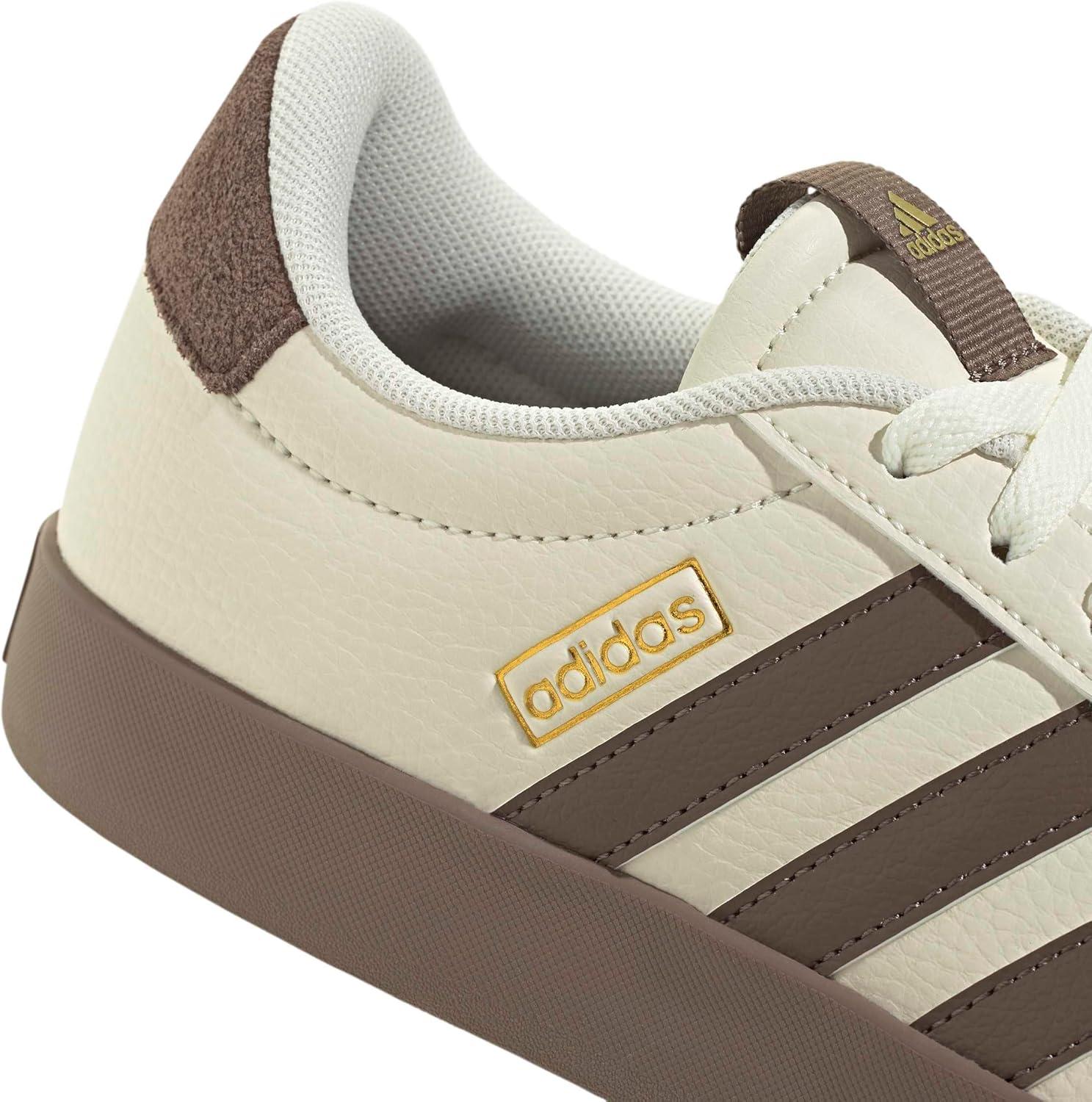 image:imageadidas Womens VL Court 30 SneakerOff WhiteEarth StrataGold Metallic