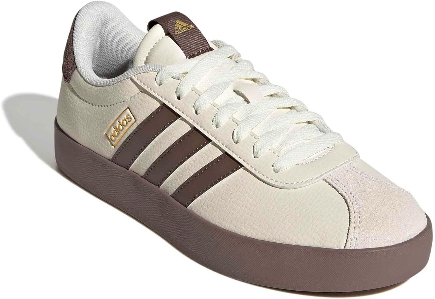 image:imageadidas Womens VL Court 30 SneakerOff WhiteEarth StrataGold Metallic