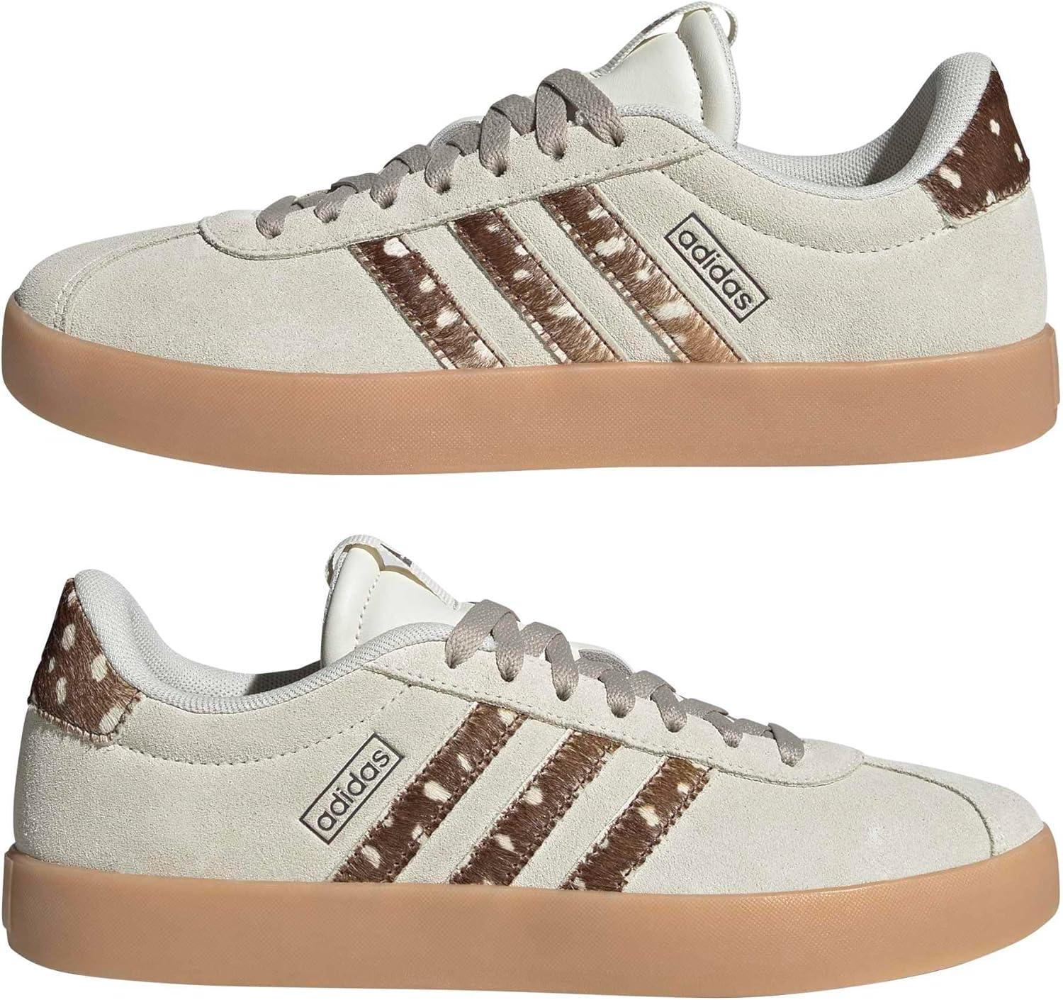 image:imageadidas Womens VL Court 30 SneakerOff WhitePreloved BrownShadow Brown