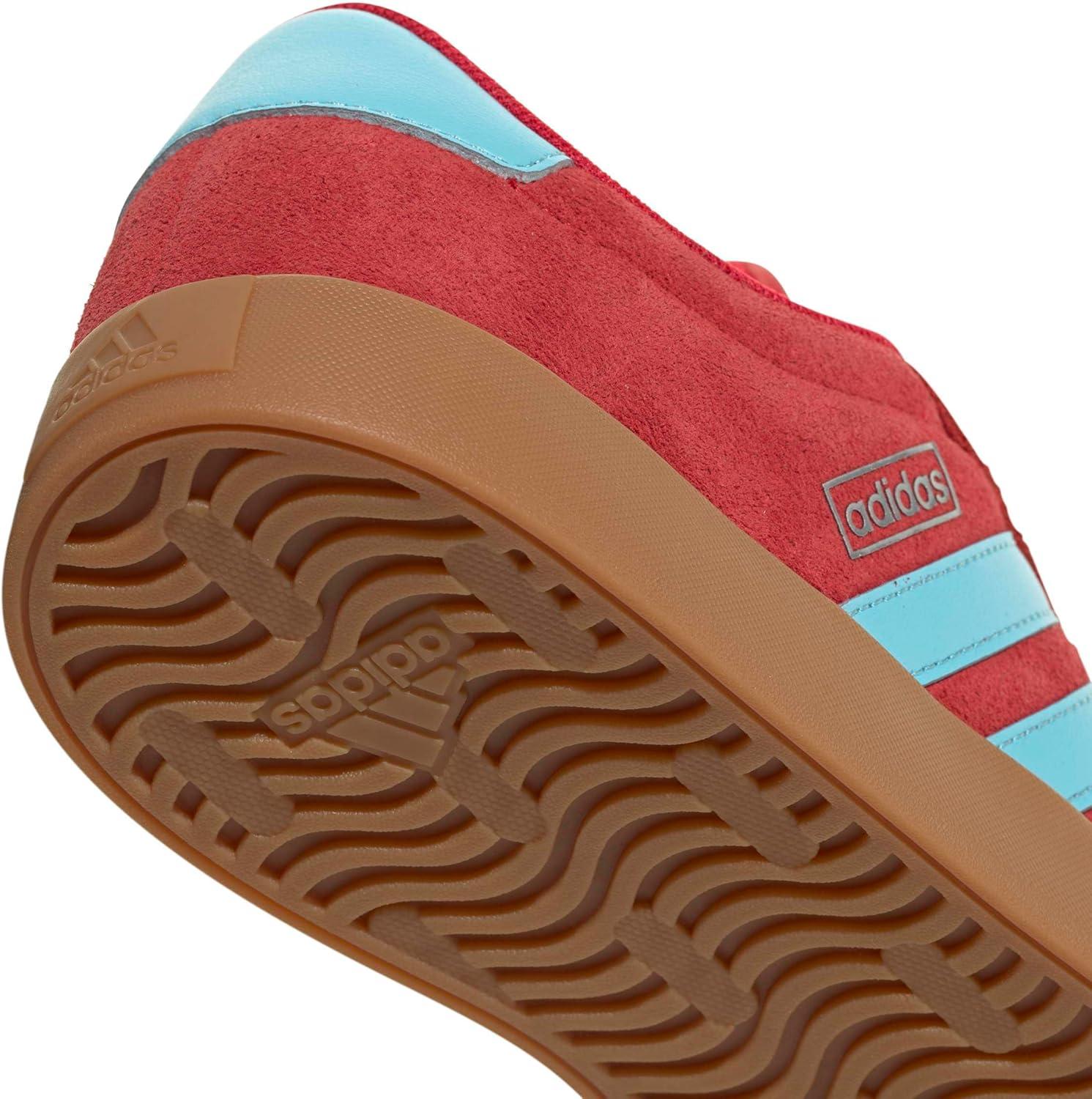 image:imageadidas Womens VL Court 30 SneakerPure RubyBliss BlueTech Grey Metallic