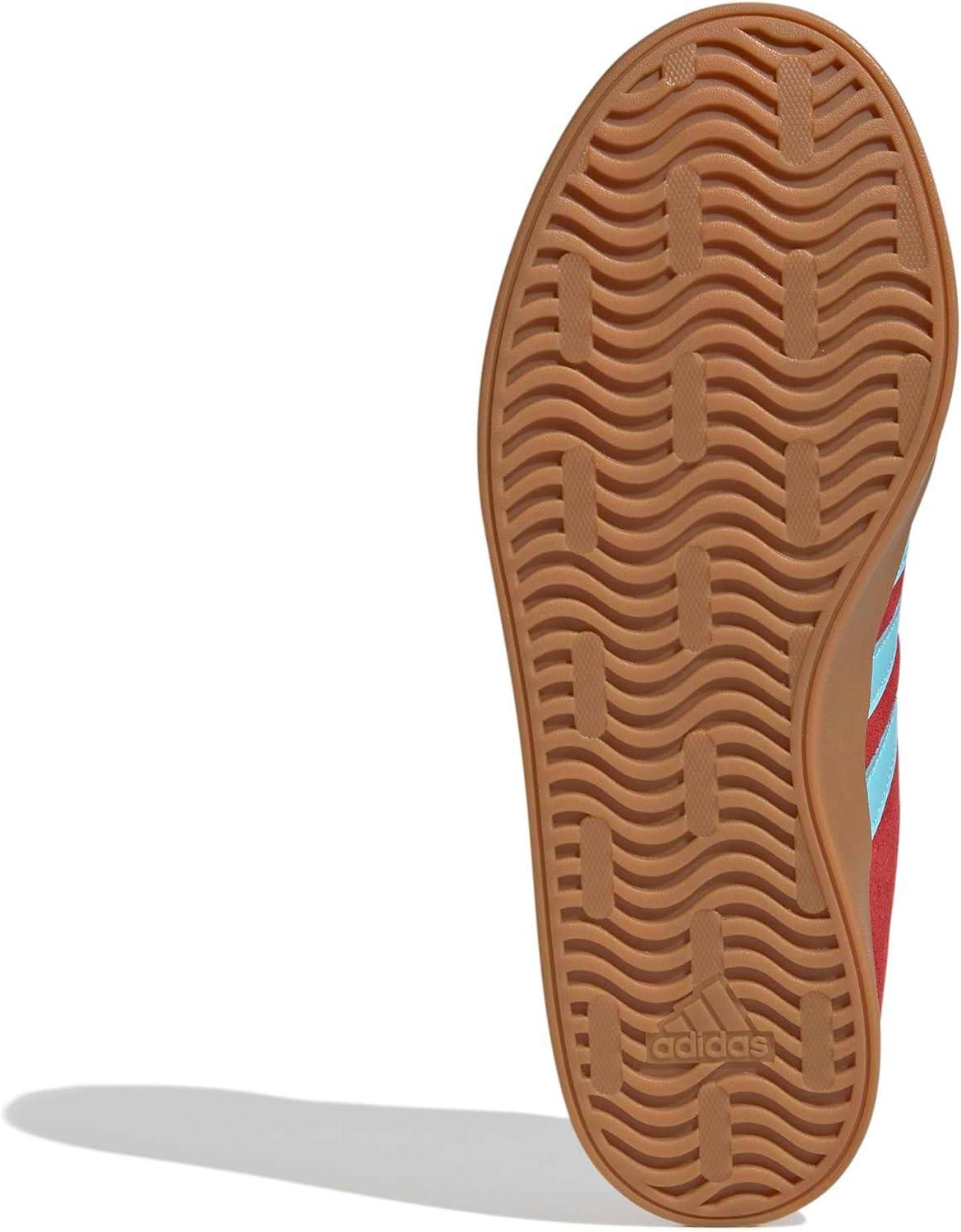 image:imageadidas Womens VL Court 30 SneakerPure RubyBliss BlueTech Grey Metallic