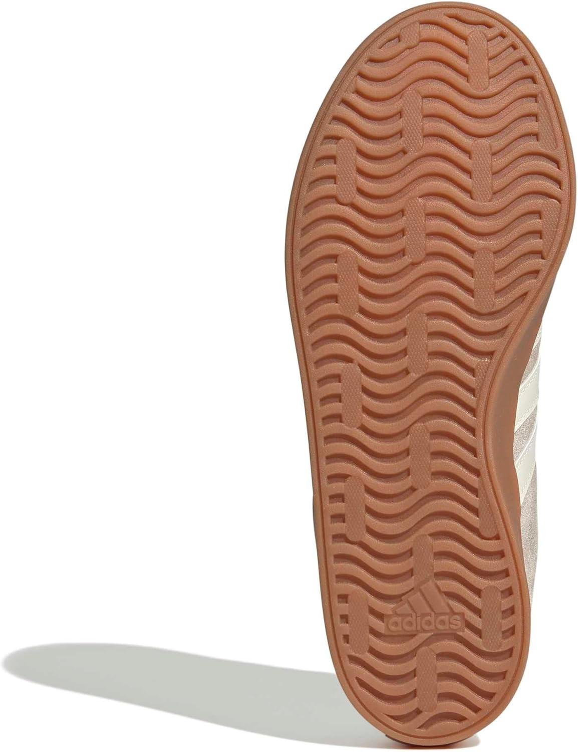 image:imageadidas Womens VL Court 30 SneakerWonder BeigeOff WhiteIron Metallic