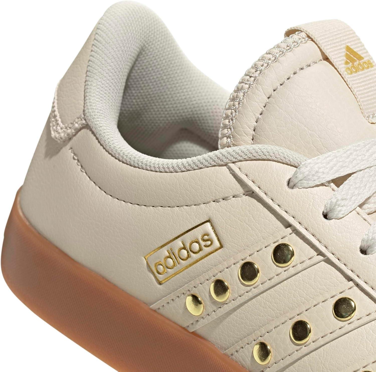 image:imageadidas Womens VL Court 30 SneakerWonder WhiteGold Metallic