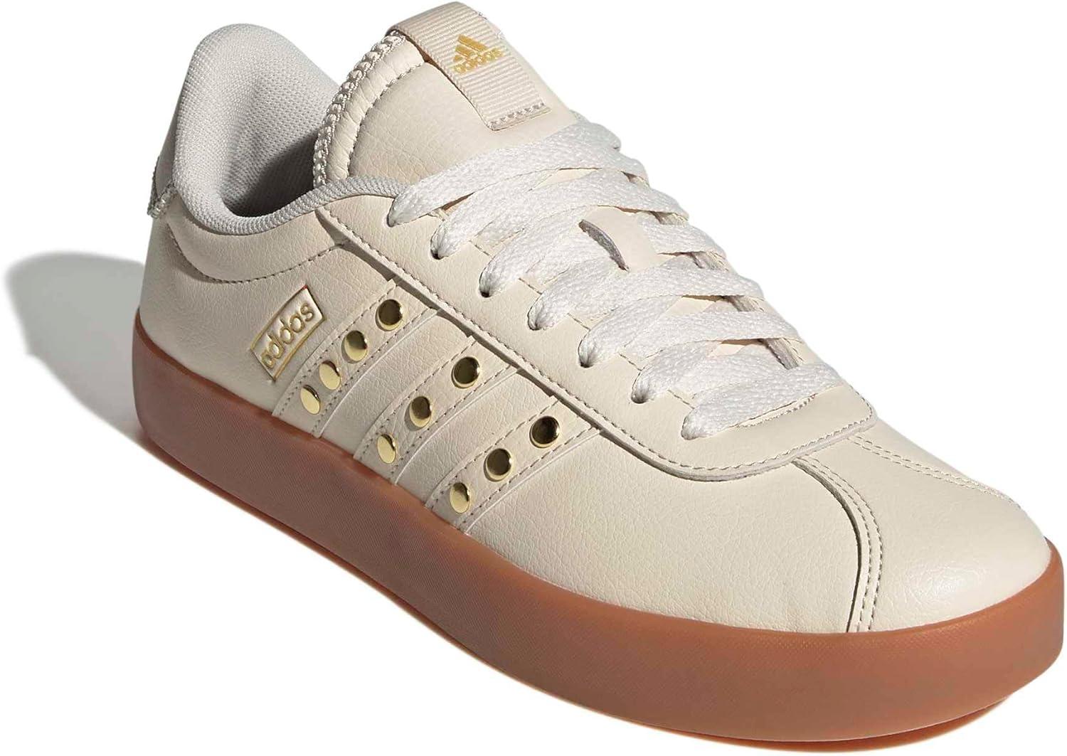 image:imageadidas Womens VL Court 30 SneakerWonder WhiteGold Metallic