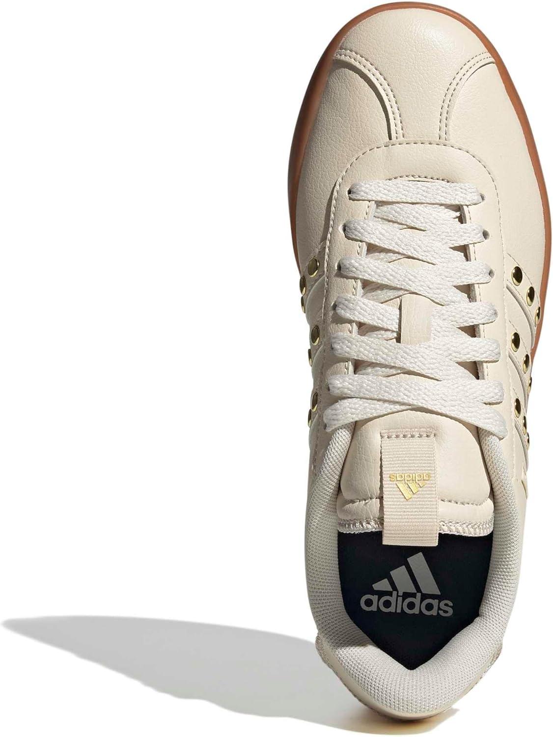 image:imageadidas Womens VL Court 30 SneakerWonder WhiteGold Metallic