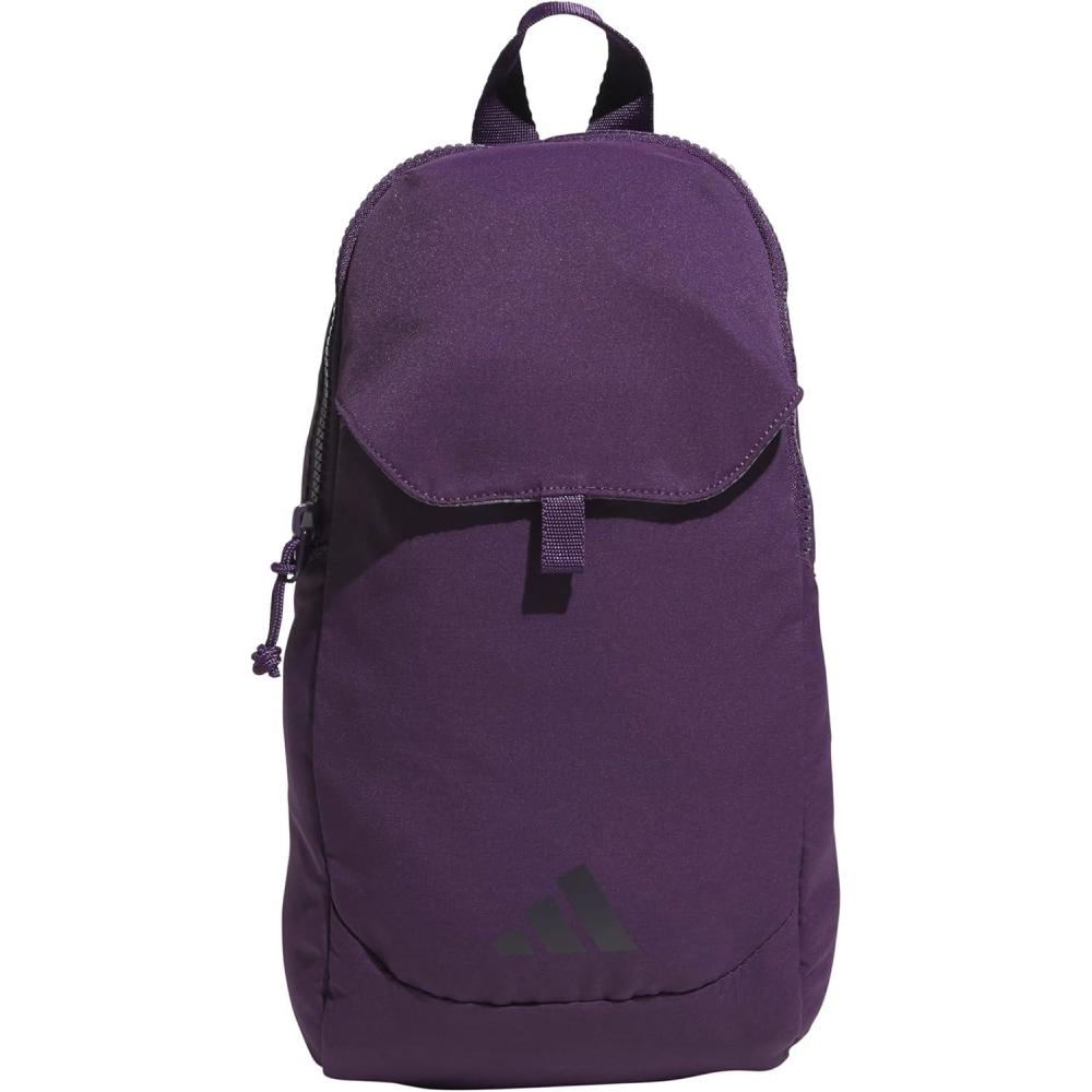 image:imageadidas Essentials Crossbody Athletic Sling Bag with Phone PocketAurora Plum PurpleAurora Black