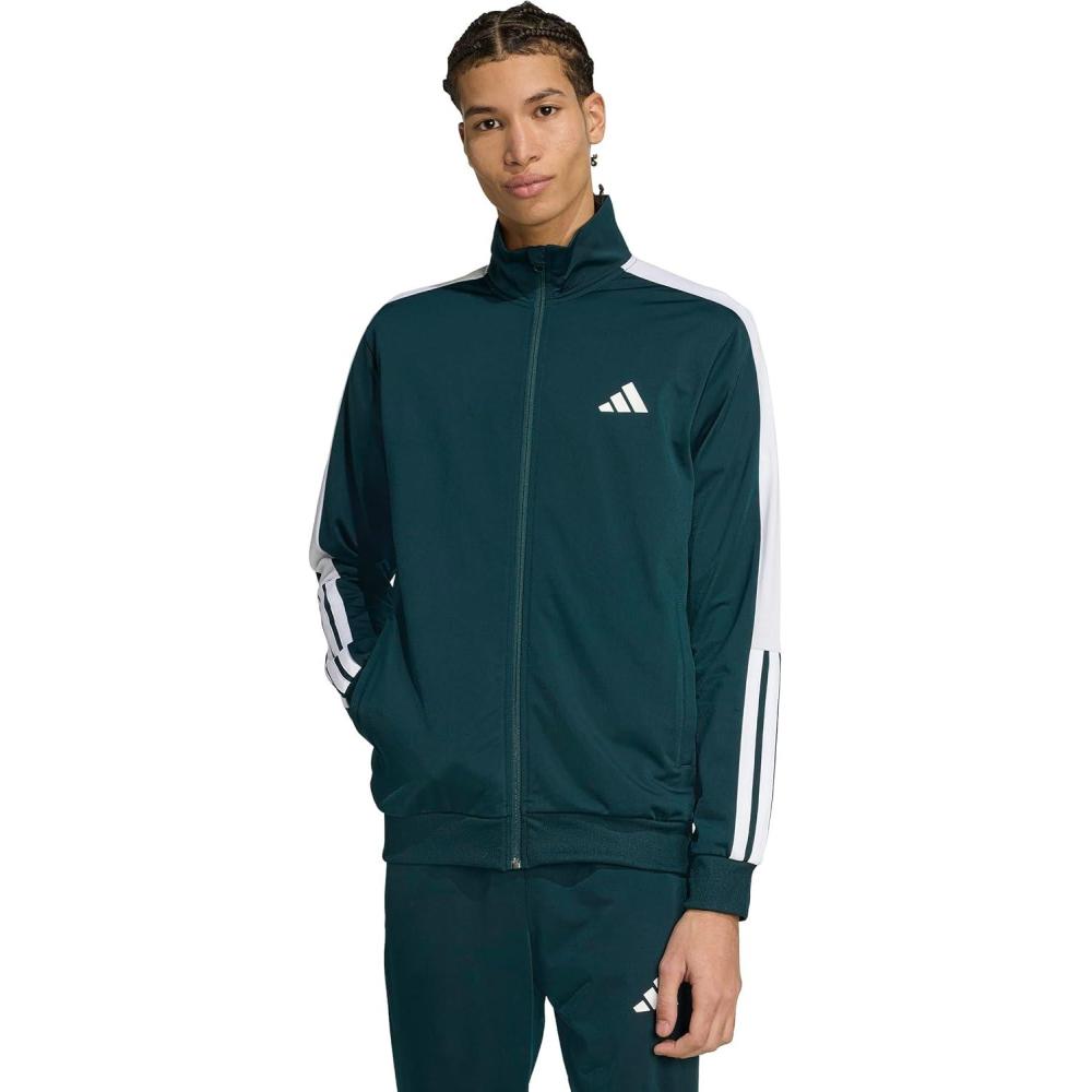 image:imageadidas Mens Colorblock Track TopAurora IvyWhite