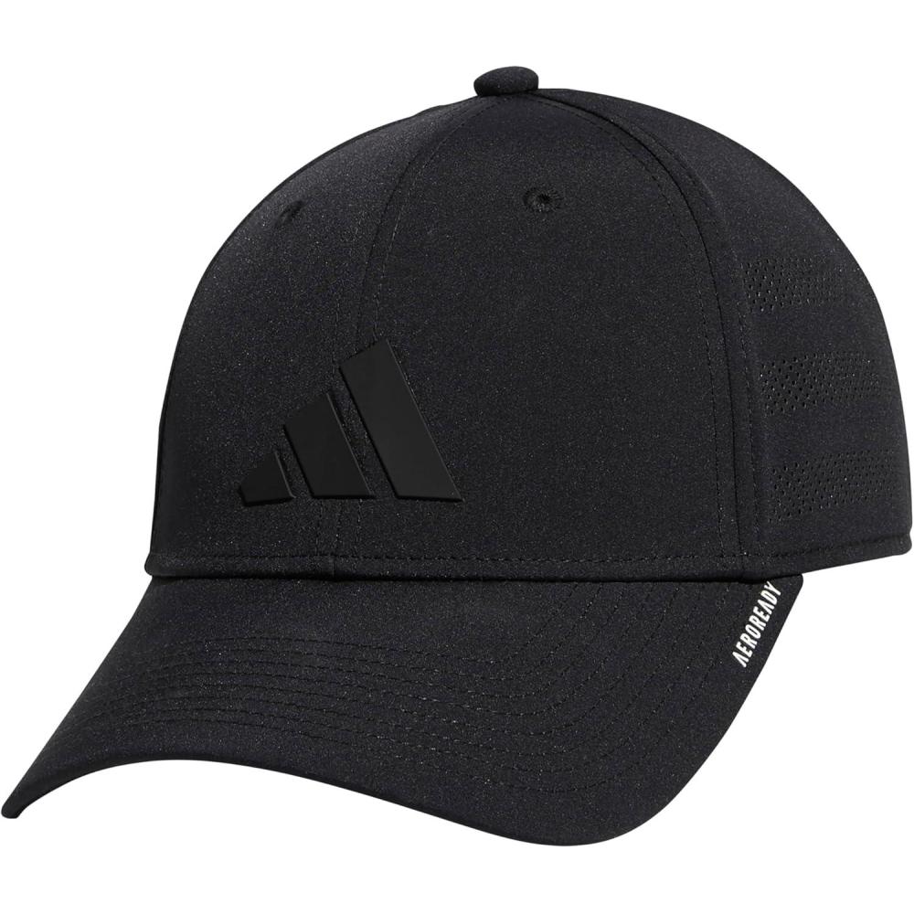 image:imageadidas Mens Gameday 5 Stretch Fit Hat Athletic Structured Baseball CapBlack4