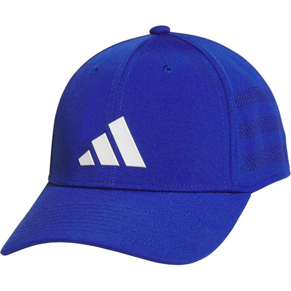 image:imageadidas Mens Gameday 5 Stretch Fit Hat Athletic Structured Baseball CapTeam Royal BlueWhite4