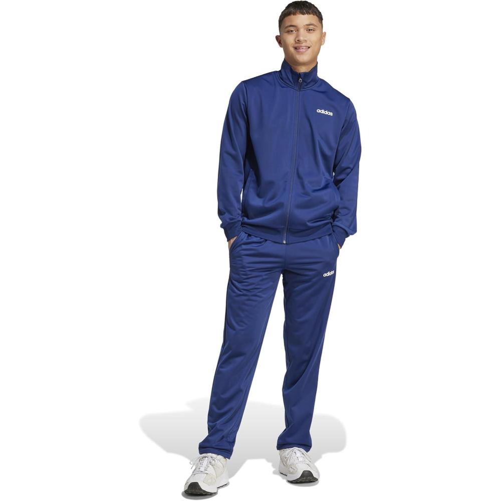 image:imageadidas Mens Train Linear Track SuitDark Blue