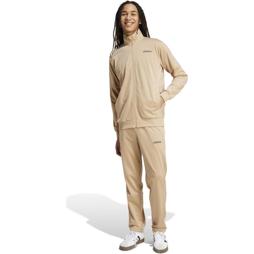 image:imageadidas Mens Train Linear Track SuitWarm Sandstone