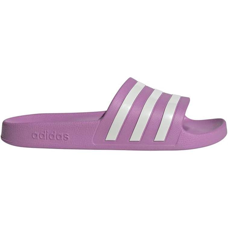 image:imageadidas Womens Adilette SandalPreloved PurpleOff WhiteGrey