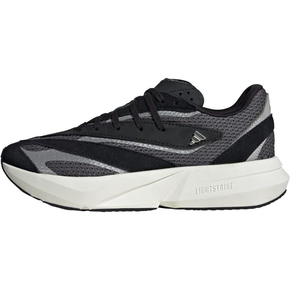image:imageadidas Womens Lightstride SneakersBlackSilver MetallicGrey