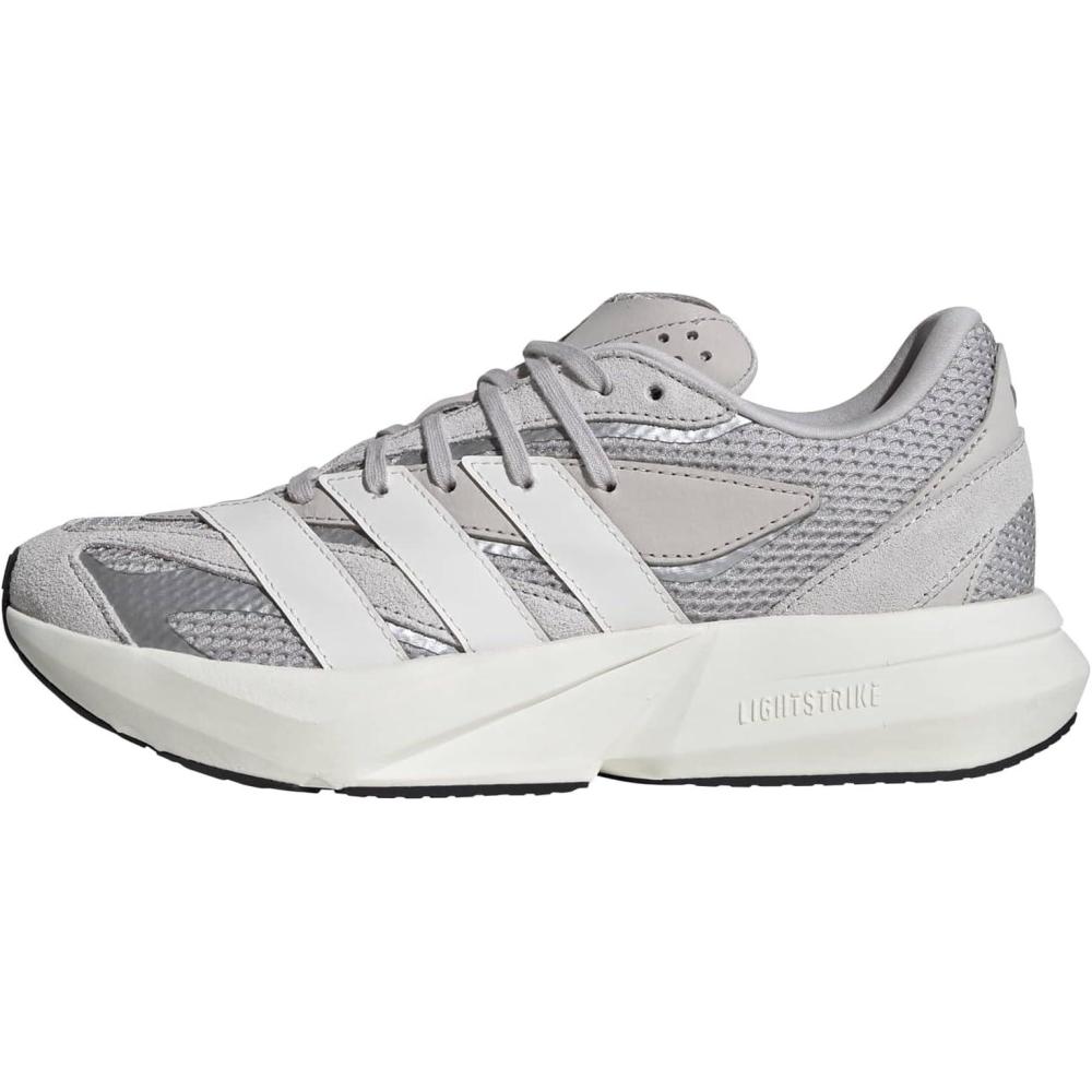 image:imageadidas Womens Lightstride SneakersGreyOff WhiteSilver Metallic