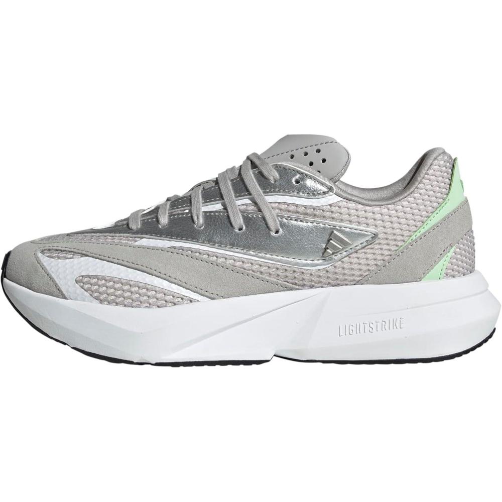 image:imageadidas Womens Lightstride SneakersGreyWhiteSemi Green Spark