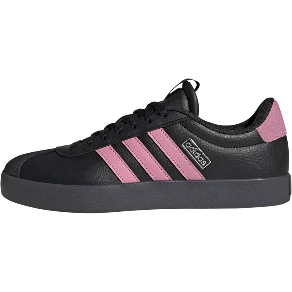 image:imageadidas Womens VL Court 30 SneakerBlackSt Tropic BloomSilver Metallic