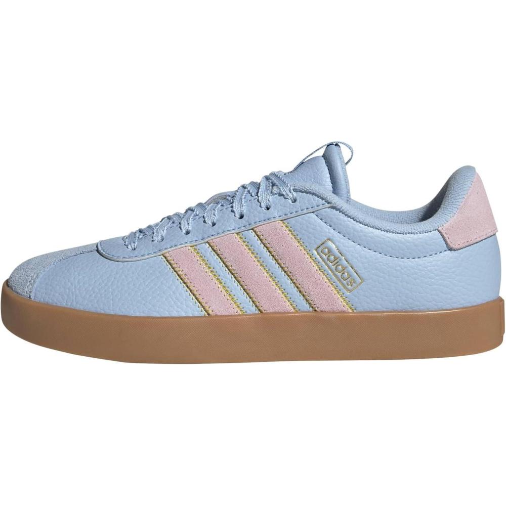 image:imageadidas Womens VL Court 30 SneakerClear SkyClear PinkGold Metallic