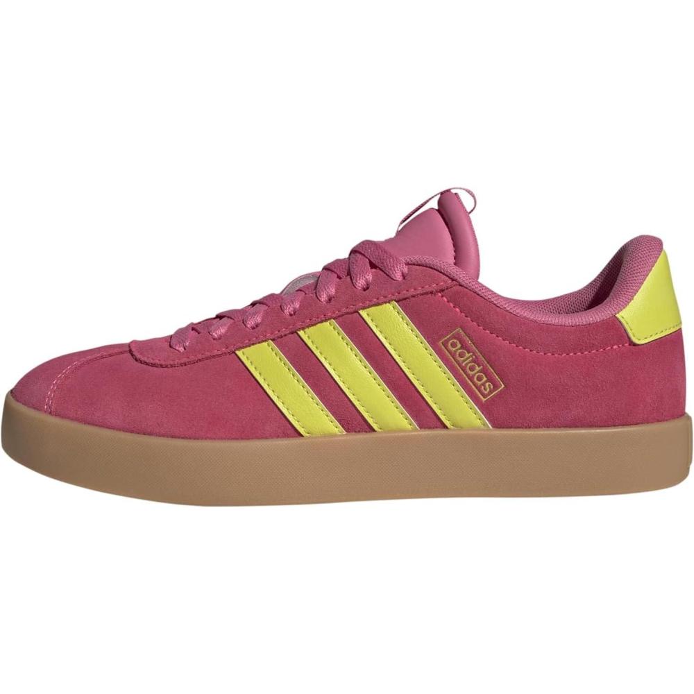 image:imageadidas Womens VL Court 30 SneakerLucid PinkPure LemonGold Metallic